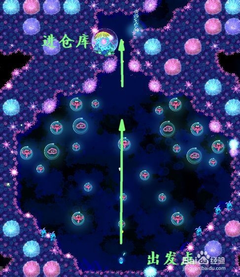 华丽荧光鱼攻略