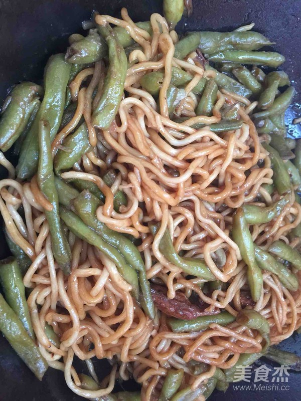 豆角焖面的做法
