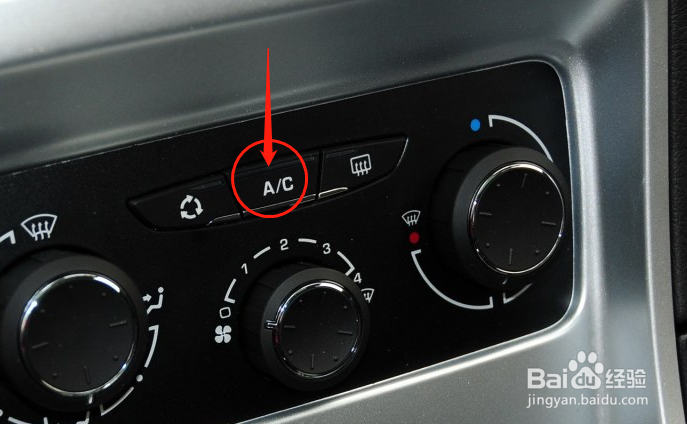 怎么调节标致307车辆空调功能