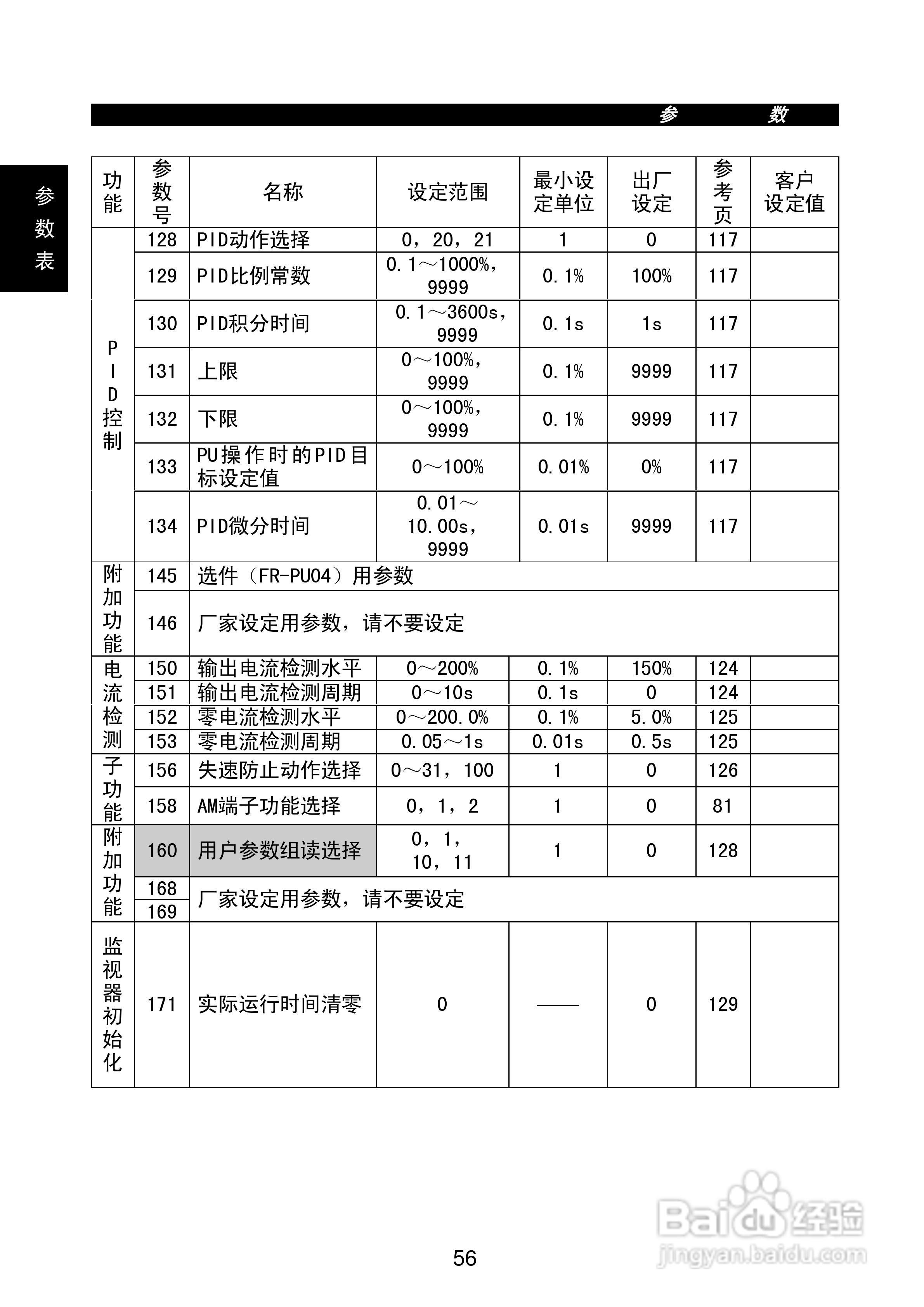 FR-E500系列变频调速器使用手册:[7]
