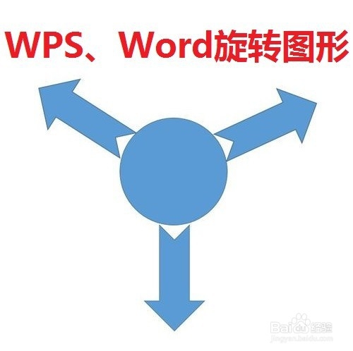 WPS、Word如何旋转图形