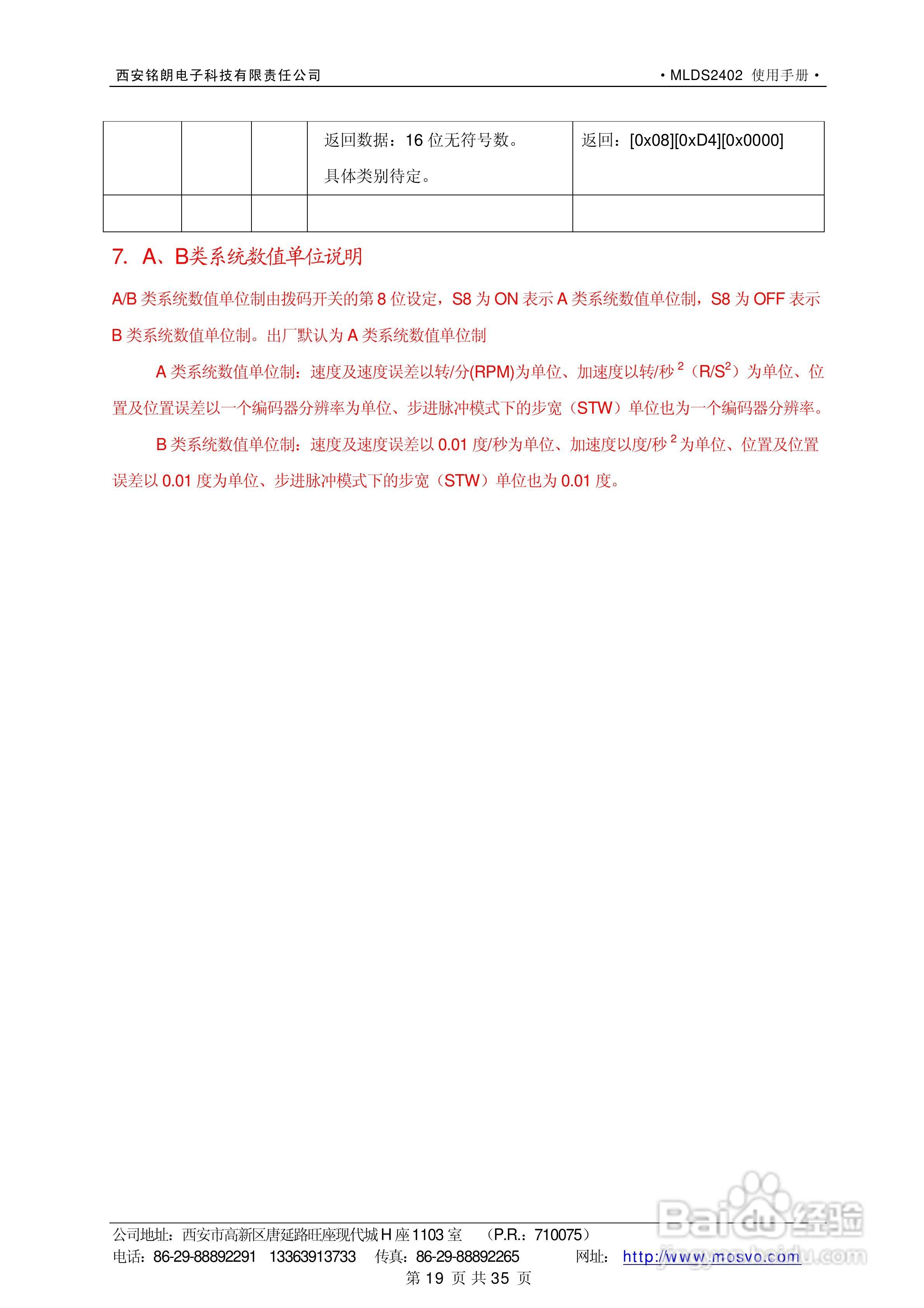 铭朗科技MLDS2402直流伺服驱动器说明书:[2]
