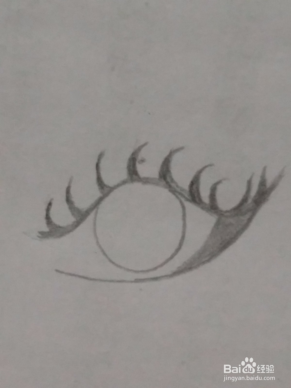 眼睛 素描 绘画 详细步骤教程