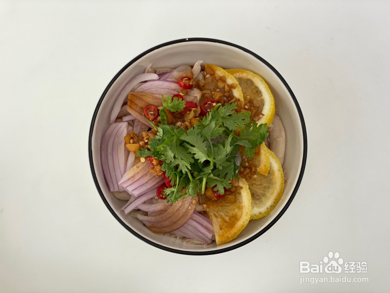 减脂凉拌菜柠檬手撕鸡的做法