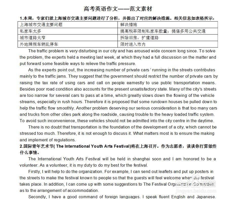 高考作文高分策略