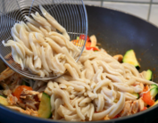 美食——鸡丝剪刀面