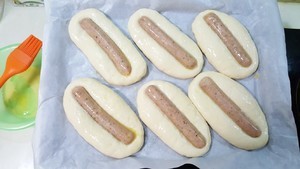 香肠面包的做法