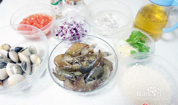 家庭改良版电饭锅——西班牙海鲜饭的做法