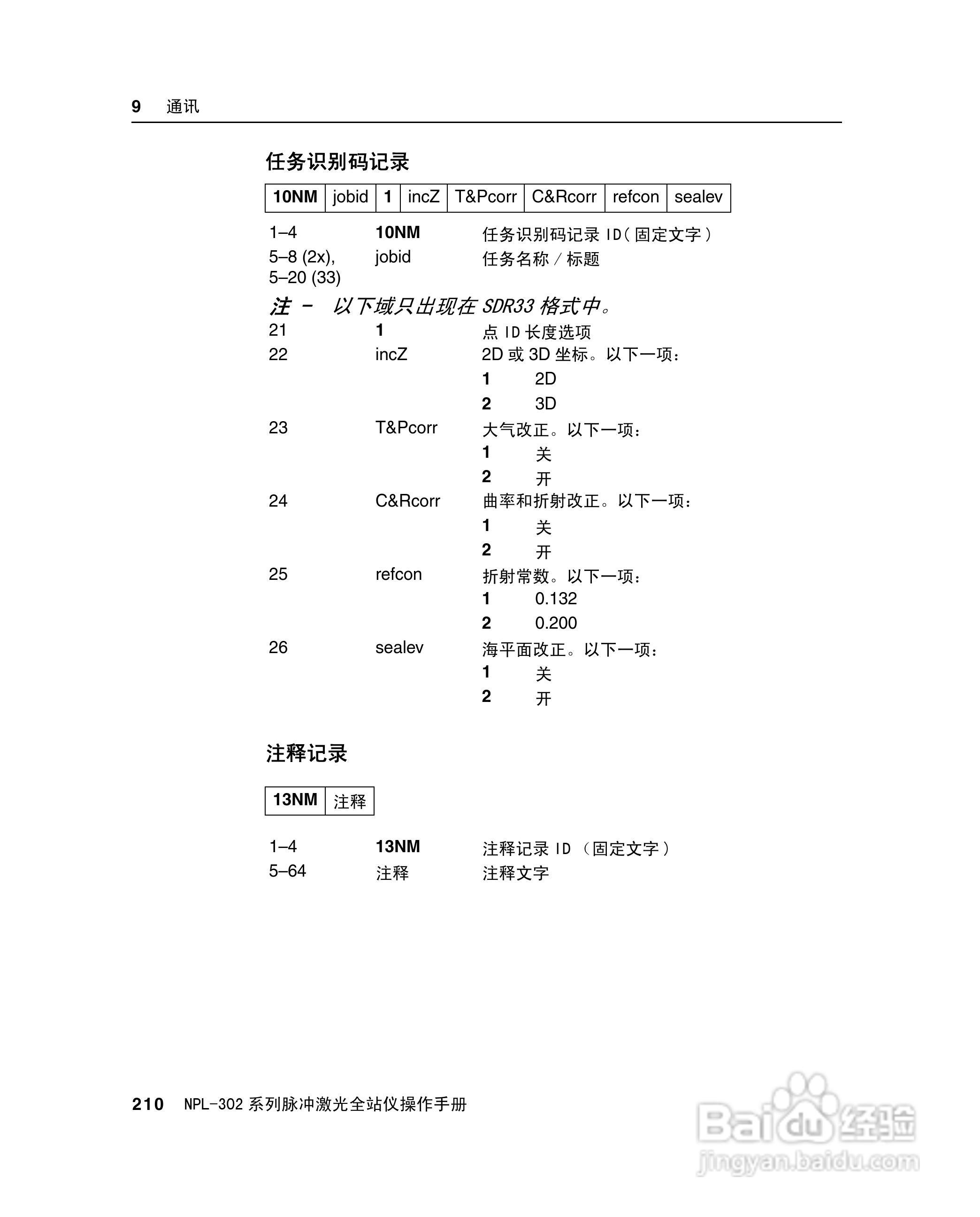尼康NPL-302、332、352、362系列全站仪使用手册:[23]