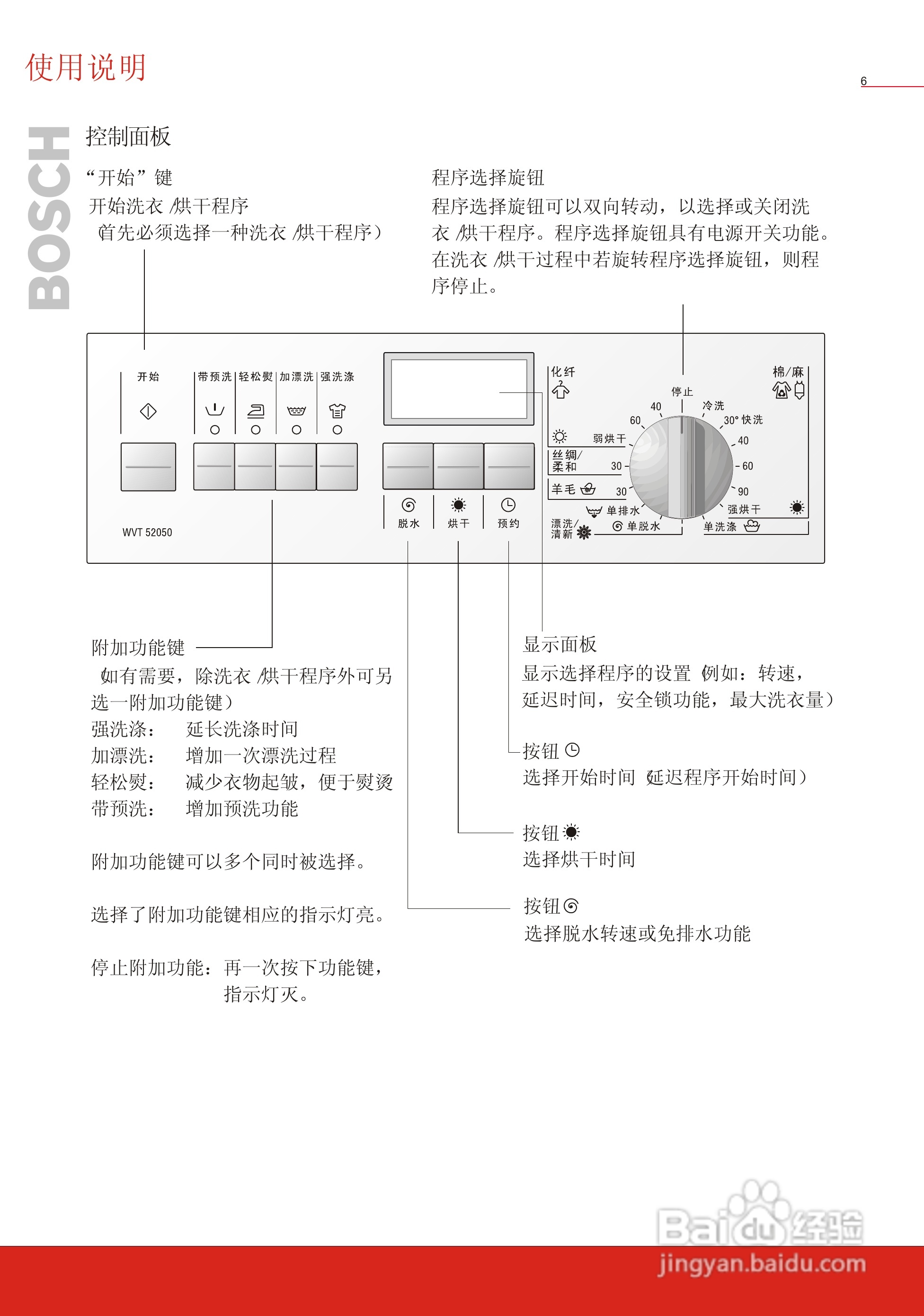 博世洗衣机(WVT52050;WVT52458)说明书:[1]