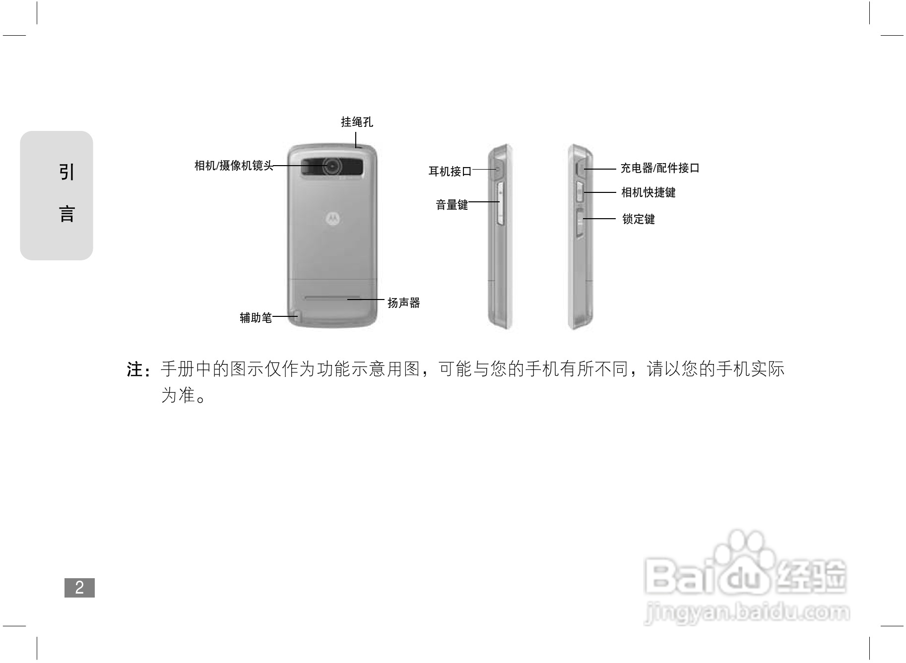 摩托罗拉A810手机使用说明书:[1]