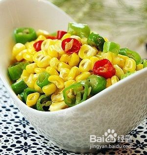 辣椒玉米做法