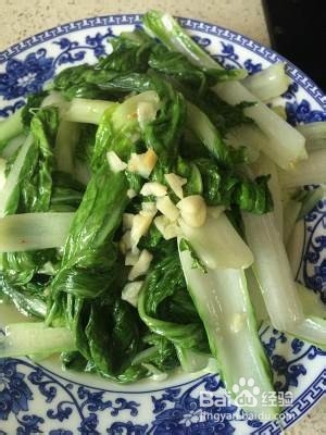 养生食补蒜蓉小白菜