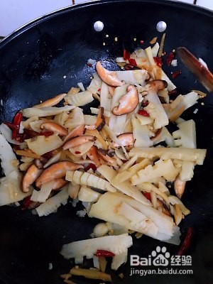 冬笋烧虾 好吃到不行