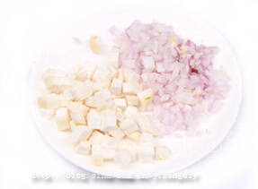 鲍菇咖喱什锦炒饭