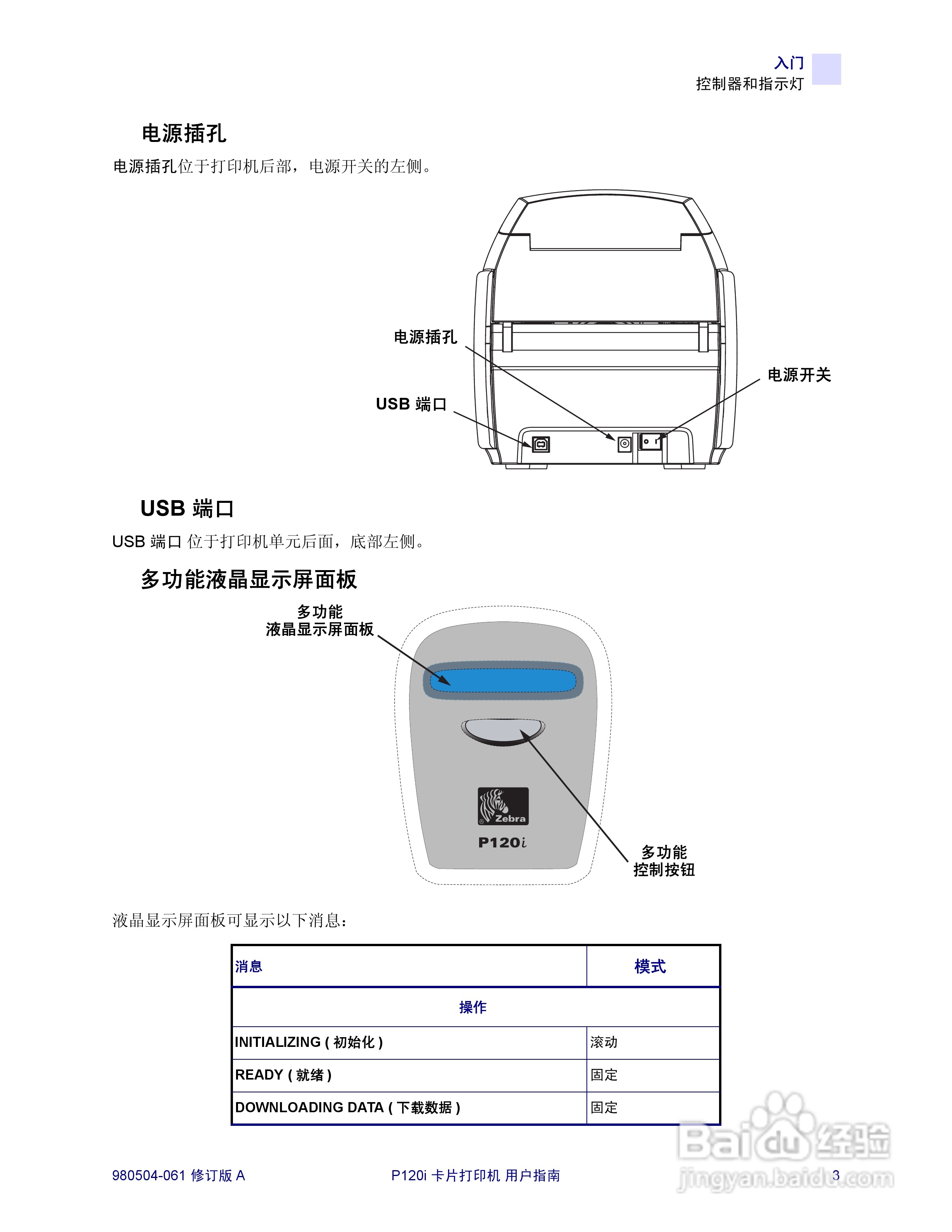 Zebra P120卡片打印机用户手册:[2]