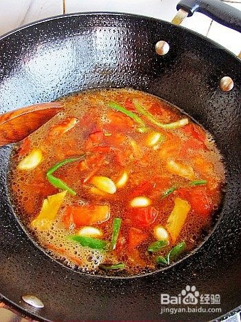 番茄啤酒炖小黄鱼