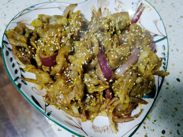 家常孜然羊肉卷