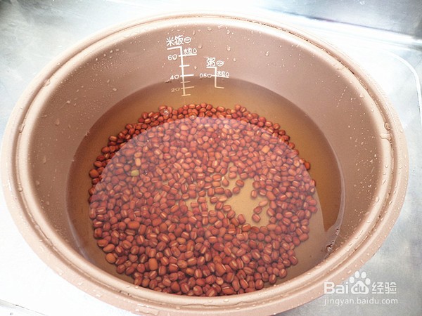 莲藕红豆汤的做法