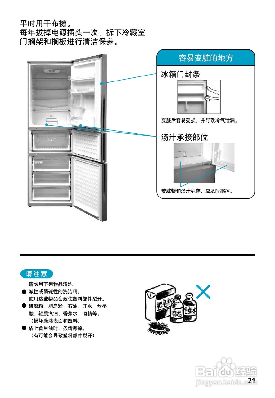 松下NR-C29FG1冰箱使用说明书:[3]