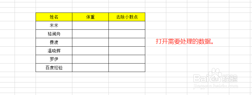EXCEL如何一键四舍五入消除小数点