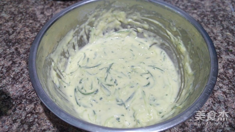 黄瓜鸡蛋饼的做法