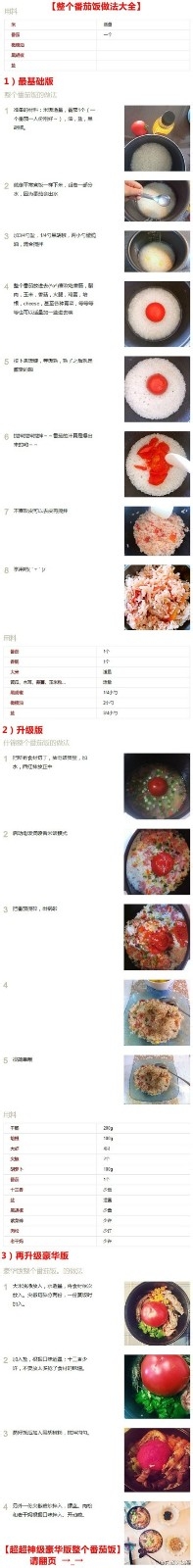 电饭煲菜谱大全