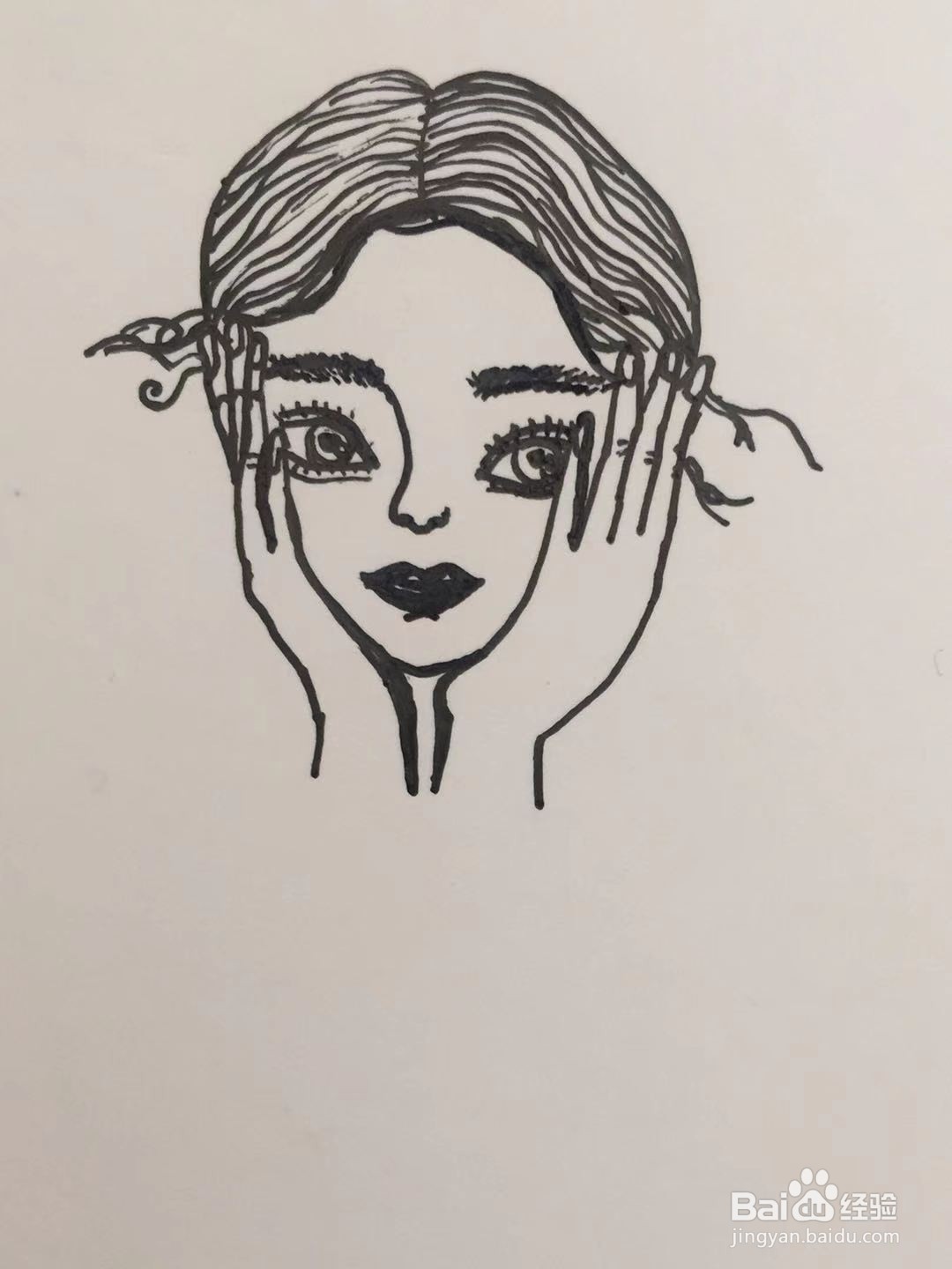 插画教程之害羞的朵儿