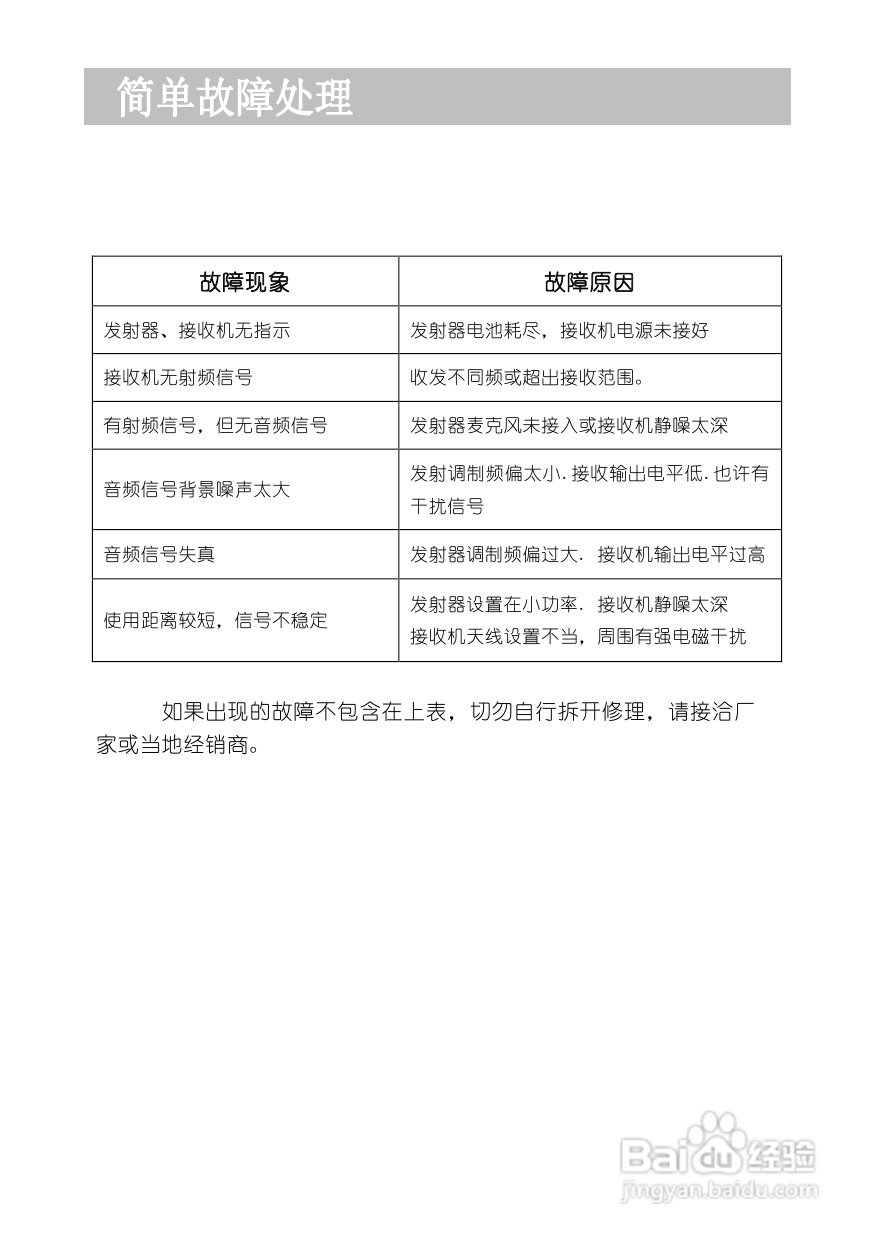 湖山 DS-U5B音响说明书