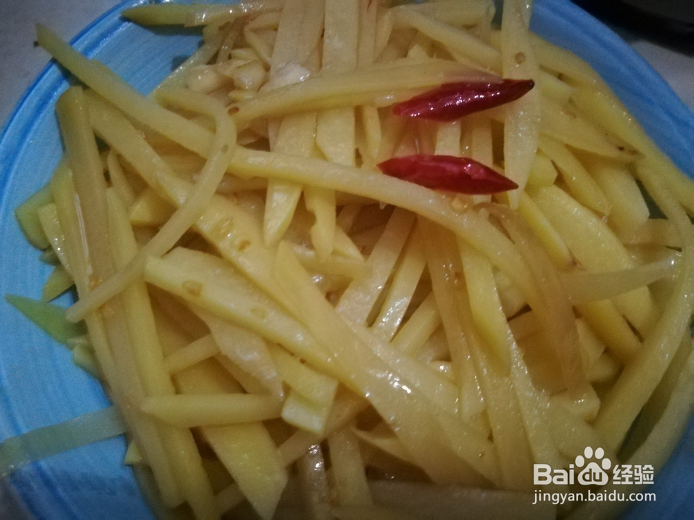 教你做简单开胃的醋溜土豆丝