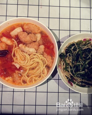 食补养生凉拌菠菜金针菇的做法