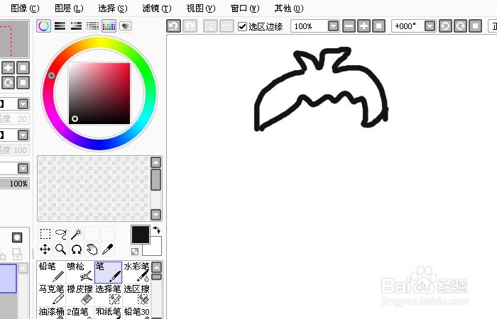 Sai软件手绘简笔画幼儿园小朋友