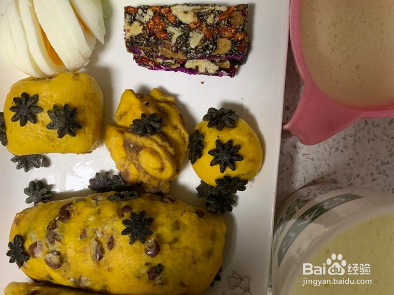 豆渣南瓜红豆卷的做法