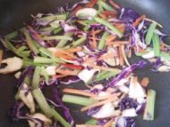 杂蔬炒米粉的做法