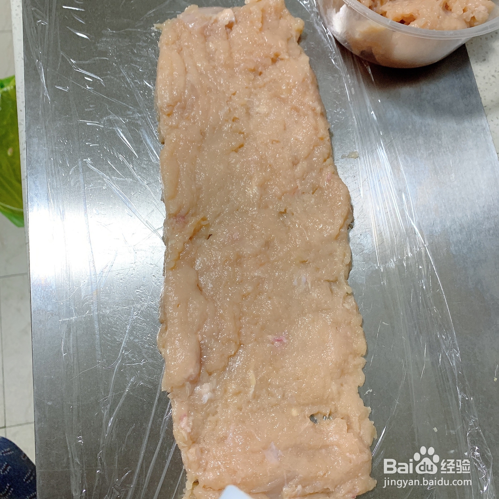 低脂的鸡肉紫薯片