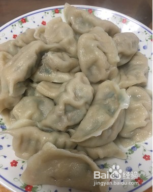韭菜香菇猪肉水饺