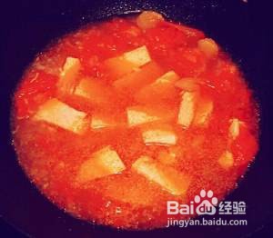 番茄冻豆腐烧丝瓜
