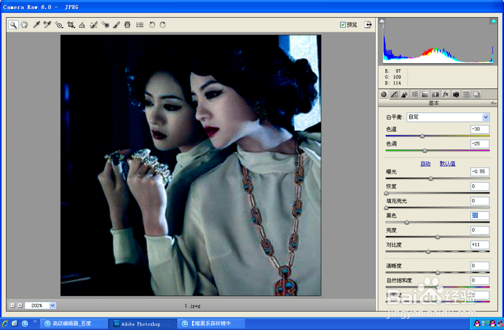 用PS调出暗黑系森林镜后世界
