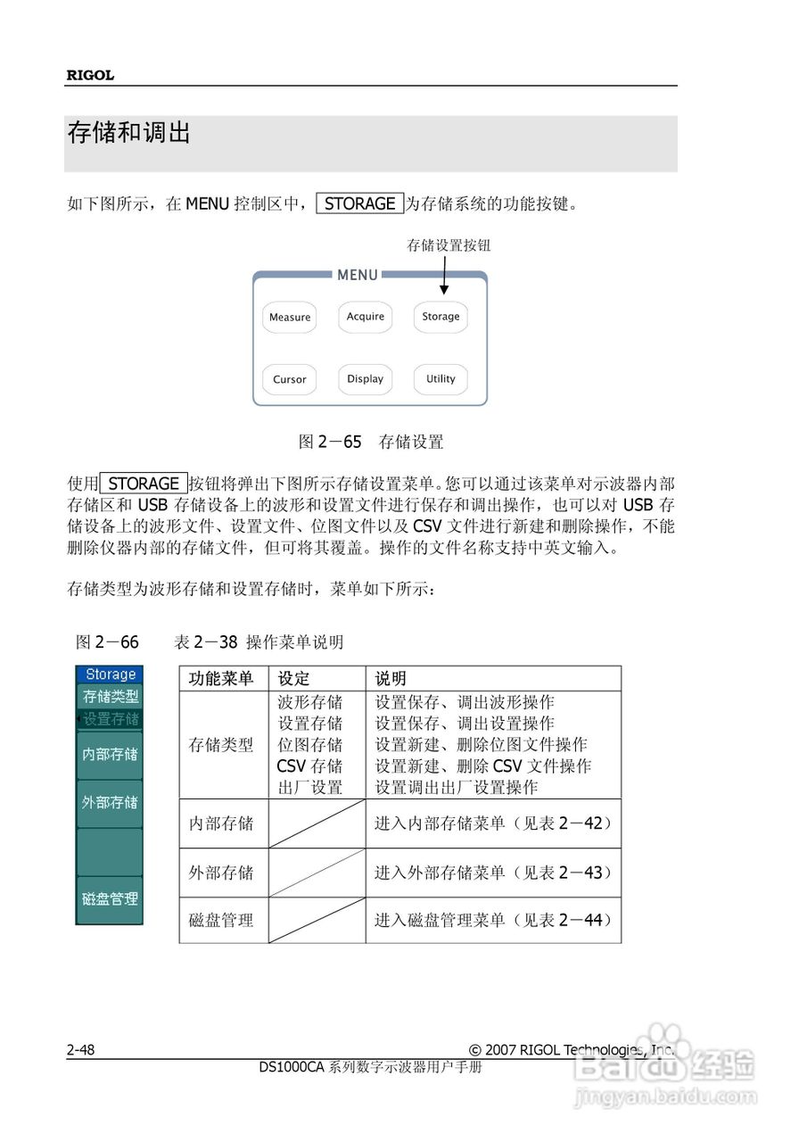 普源DS1000A系列数字示波器说明书:[8]