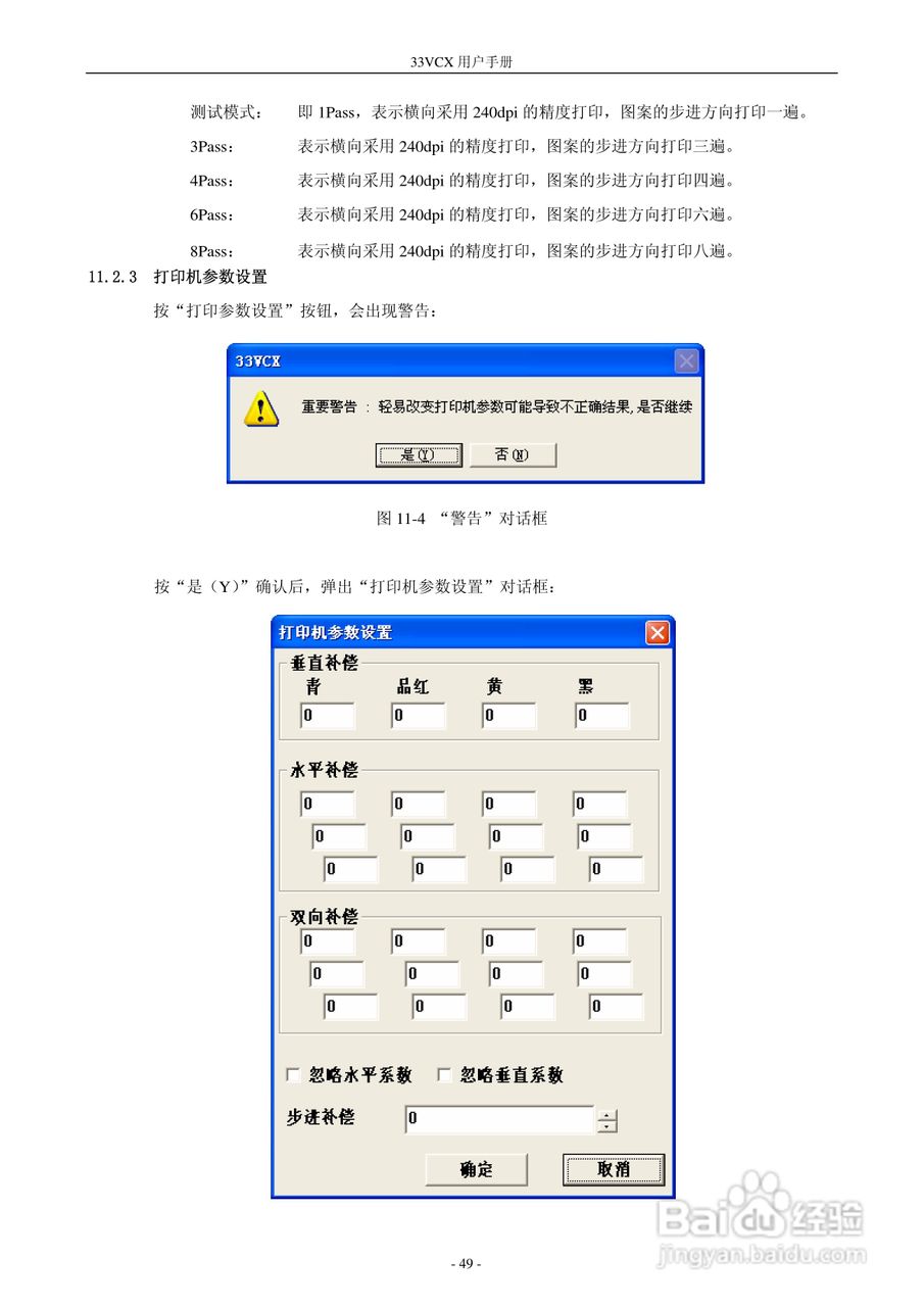 33VCX 型打印机 600001560 说明书:[6]