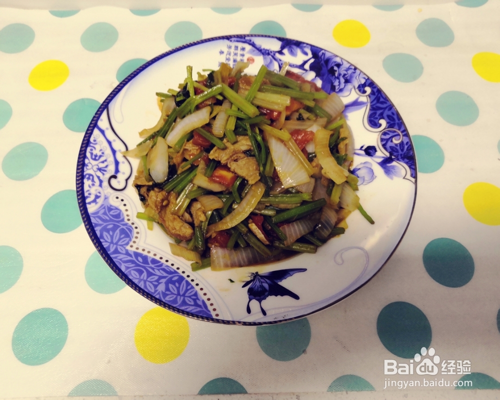 诱惑味蕾的毛芹菜肉