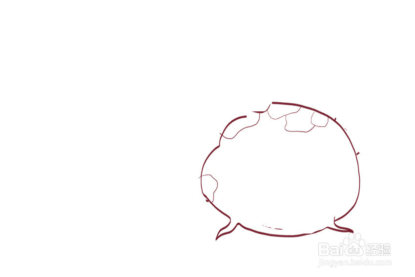 锦鲤的简单画法