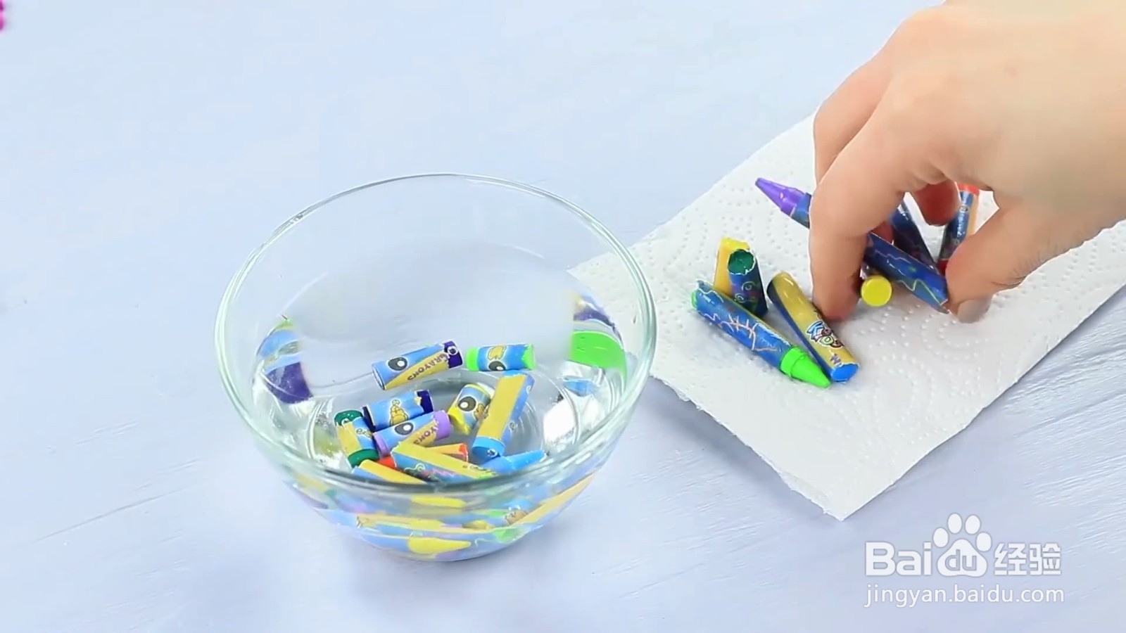 如何用旧蜡笔制作动物模具蜡笔？