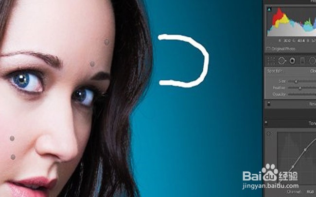 PS怎么把人物皮肤调亮切换背景？