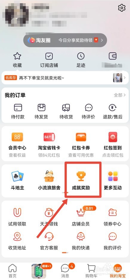 淘宝怎么看消费总额