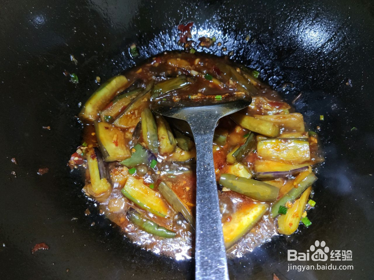 素版的鱼香茄子的做法