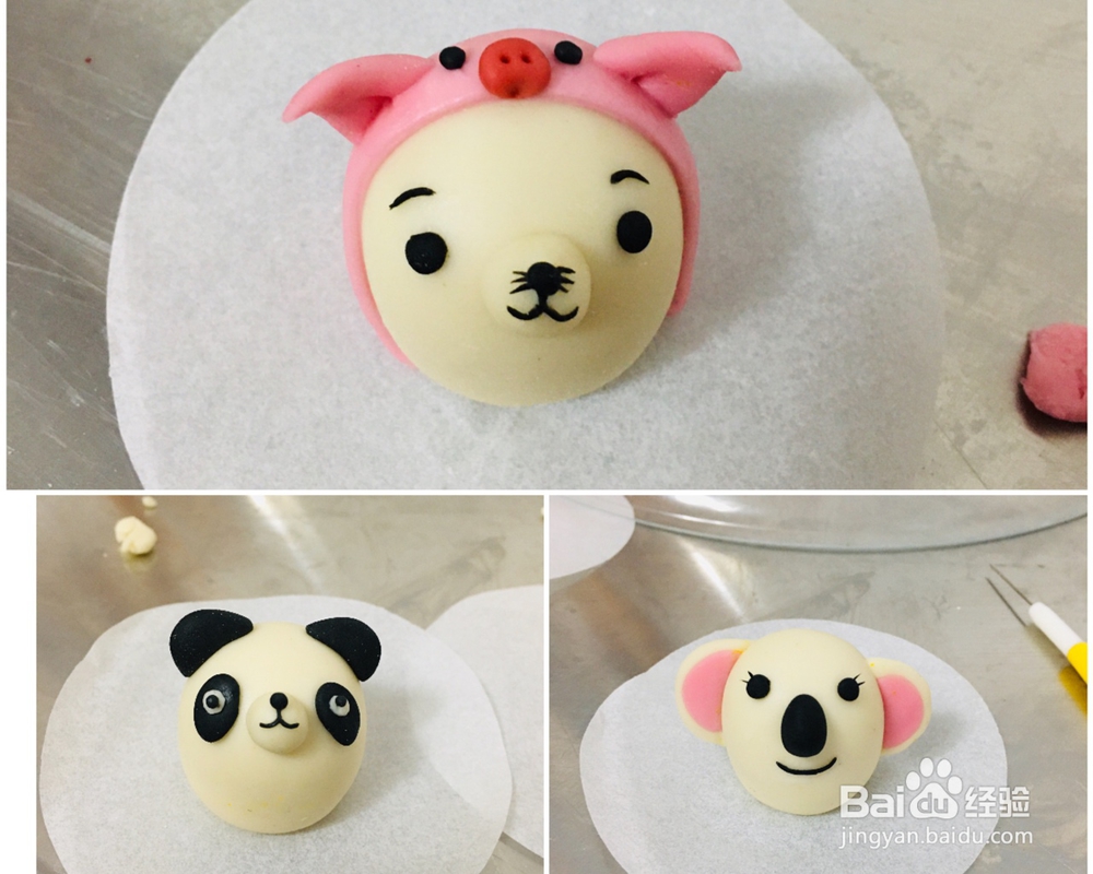 味道绝美的3D卡通造型馒头