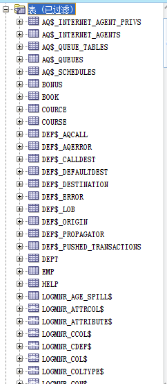 sql developer 界面视图
