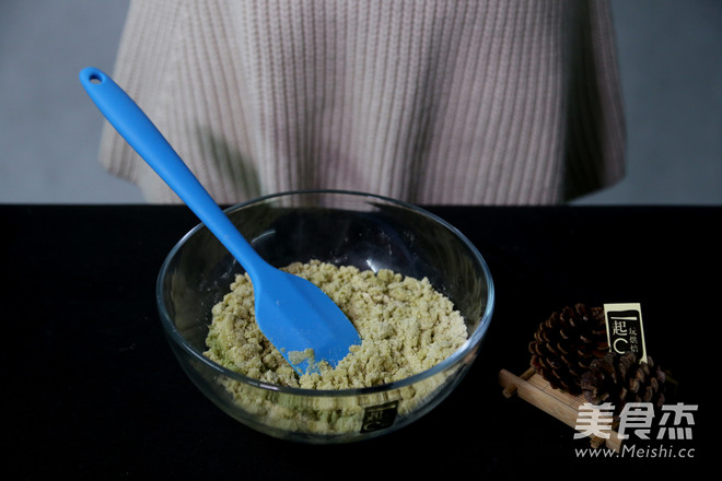 抹茶白巧克力夹心球饼干