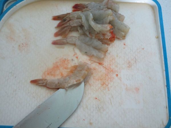 芦笋青椒凤尾虾